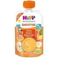 HiPP Smoothie Jabłka Banany Mandarynki Bio, 120 ml