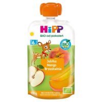 HiPP BIO Mus owocowy jabłka mango brzoskwinie po 6. miesiącu, 100 g