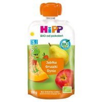 HiPP BIO Mus owocowo-warzywny jabłka gruszki dynia po 5. miesiącu, 100 g