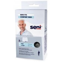 SeniFix Comfort Man Elastyczne majtki mocujące dla mężczyzn XL czarne, 2 szt.