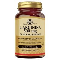 Solgar L-Arginina 500 mg, 50 kaps.