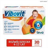 VIBOVIT JUNIOR o smaku truskawkowym 30 saszetek