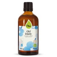 Olini Olej lniany tłoczony na zimno nierafinowany, 100 ml