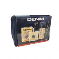 DENIM Gold Zestaw dla mężczyzn (Woda po goleniu, 100ml + Dezodorant spray, 150ml) KRÓTKA DATA 31.08.2026
