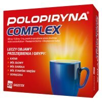 Polopiryna Complex 500 mg + 15,58 mg + 2 mg proszek do sporządzania roztworu doustnego, 20 sasz.