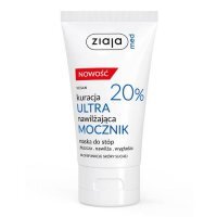 Ziaja Med Kuracja ultranawilżająca Mocznik 20% Maska do stóp, 75 ml