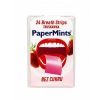 PaperMints Listki do ust odświeżające truskawkowe, 24 szt.