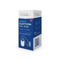 BIOCANTO Opaska elastyczna tkana z zapinką 5m x 8cm, 1 szt. KRÓTKA DATA 02.10.2026
