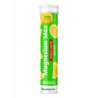 Magnesium Max smak cytrynowy, 20 tabl. musujących