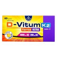D-vitum forte Ultra 4000 j.m. K2, 60 kaps.