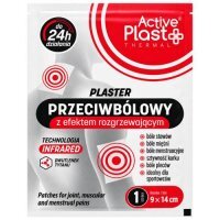 ActivePlast Plaster przeciwbólowy z efektem rozgrzewającym 14x9 cm, 1 szt.