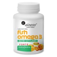 Aliness Fish Omega 3 Forte Estry etylowe, 90 kaps.