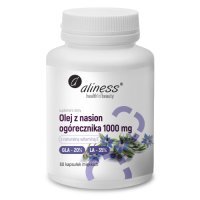 Aliness Olej z nasion ogórecznika 1000 mg, 60 kaps.