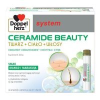 Doppelherz System Ceramide Beauty płyn, 30 ampułek po 25ml KRÓTKA DATA 30.09.2026