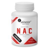 Aliness NAC (N-Acetyl-L-Cysteina) 190 mg, 100 tabl.