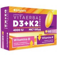 VitaErba D3 + K2 Forte 4000 IU, 60 kaps.