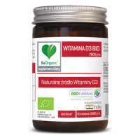 BeOrganic Witamina D3 BIO 2000 j.m, 60 tabl.