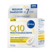 Nivea Q10 Przeciwzmarszczkowe Ujędrnienie Ekstra ujędrniający krem na dzień SPF15, 50 ml