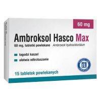 Ambroksol Hasco Max 60 mg, 15 tabletek powlekanych