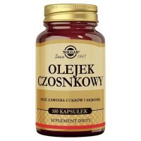 SOLGAR Olejek czosnkowy 1mg - 100 kapsułek KRÓTKA DATA 31.10.2026