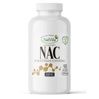 NatVita NAC N-Acetylo-L-cysteina 600 mg, 90 kaps.