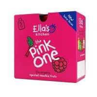 Ella's Kitchen BIO PINK ONE smoothie owocowe z rabarbarem, 5x 90 g KRÓTKA DATA 31.10.2026