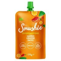 Salvest Smushie Bio Tropical Boost Smoothie owocowe mango, pomarańcza, daktyle, 170 g