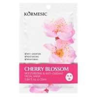 Kormesic Cherry Blossom Rozjaśniająca i nawilżająca maseczka do twarzy, 25 ml