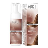 BE BIO Naturalny toner do włosów w piance Ciepły brąz, 120 ml
