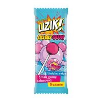 LIZIK! Bubugum Lizak bez cukru o smaku gumy balonowej, 1 szt.