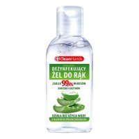 CleanHands Żel do rąk antybakteryjny z aloesem i prowitaminą B5, 50 ml