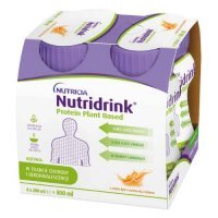 Nutridrink Protein Plant Based o smaku dyni z marchewką i imbirem, 4 x 200 ml