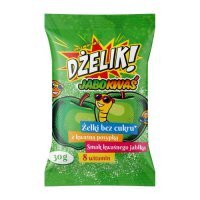 DŻELIK! Jabokwaś Żelki bez cukru o smaku kwaśnego jabłka, 30 g