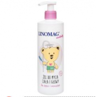 LINOMAG Emolienty Żel do mycia ciała i głowy dla dzieci, 200ml KRÓTKA DATA 31.10.2026