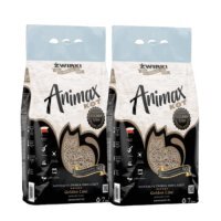 Zestaw AnimaxKot Golden Line Żwirek zbrylający pałeczki 3 mm, 2 x 7 l