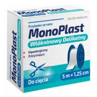 MonoPlast Przylepiec włókninowy delikatny 5 m x 1,25 cm