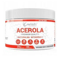 WISH Pharmaceutical Acerola naturalna witamina C, 250 g KRÓTKA DATA 31.12.2026