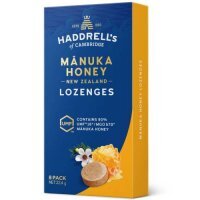 Haddrell's MGO570+ Pastylki do ssania z miodem Manuka,  8 szt.