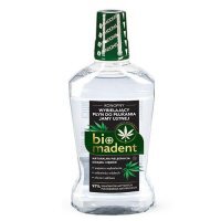 BIO MADENT Konopny wybielający płyn do płukania jamy ustnej, 500ml