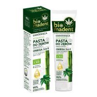 Bio Madent Łagodząca konopna pasta do zębów wrażliwych CBD omega 3-6-9, 100ml
