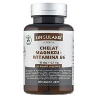 Singularis Superior Chelat magnezu + witamina B6, 60 kaps.