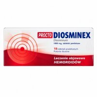 Procto Diosminex 1000 mg, 18 tabletek powlekanych