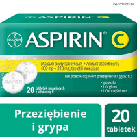 ASPIRIN C 20 tabletek musujących