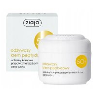 ZIAJA 50+ krem odżywczy peptydowy przeciw zmarszczkom na noc 50 ml