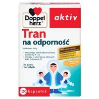 DOPPELHERZ AKTIV TRAN NA ODPORNOŚĆ 120 kapsułek