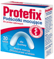 PROTEFIX PODŚCIÓŁKI MOCUJĄCE dla protezy żuchwy 30 sztuk