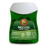 MOLLERS FORTE Z TRANEM  60 kapsułek