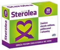 STEROLEA sterole roślinne na poziom cholesterolu we krwi 30 tabletek