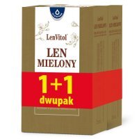 LEN MIELONY odtłuszczony 200 g + 200 g OLEOFARM