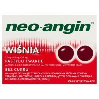 NEO-ANGIN WIŚNIA 24 pastylki do ssania
